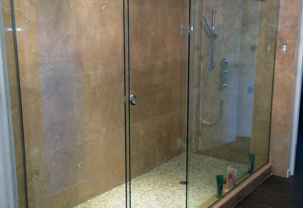 Serenity system sliding glass shower enclosure